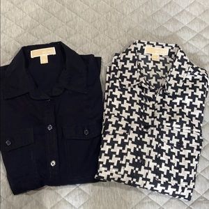 2 Michael Kors Buttons Downs